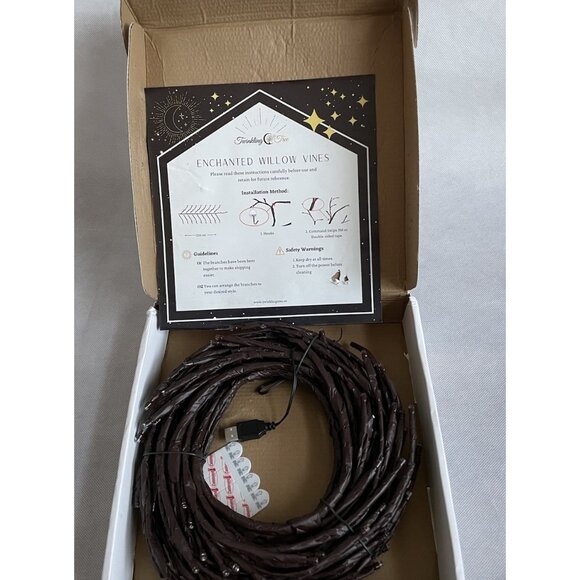 Willow Vine LED Twig Fairy Garland Lights Flexible Branches NIB - Picture 5 of 5